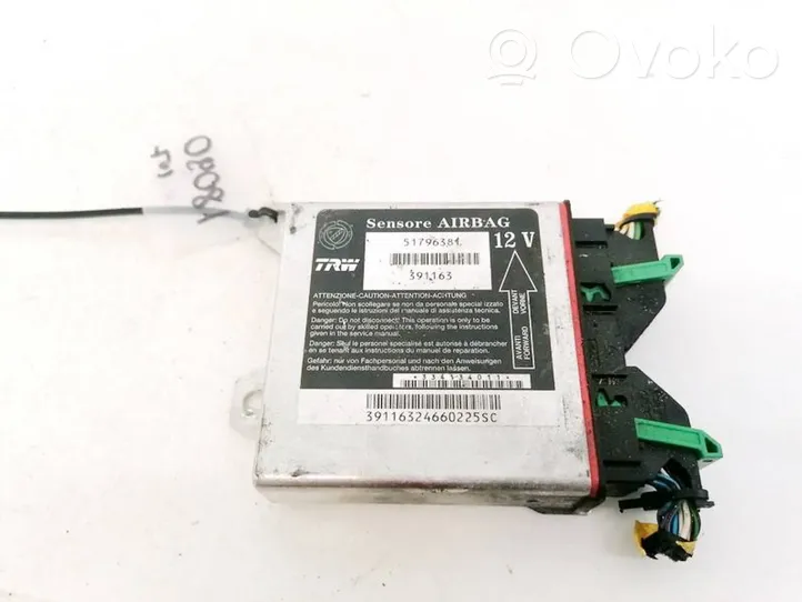 Fiat Croma Module de contrôle airbag 51796381