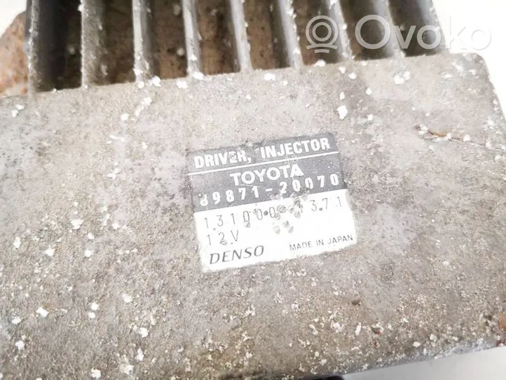 Toyota Avensis T250 Sterownik / Moduł wtrysków 8987120070