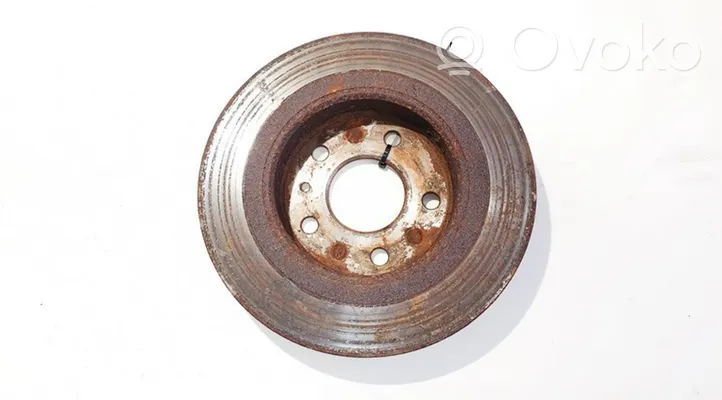 Opel Zafira B Rear brake disc neventiliuojamas