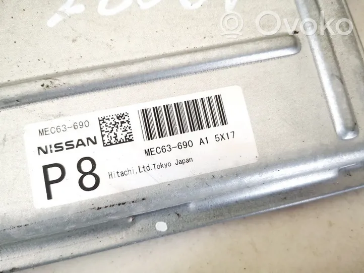 Nissan Murano Z50 Calculateur moteur ECU mec63690