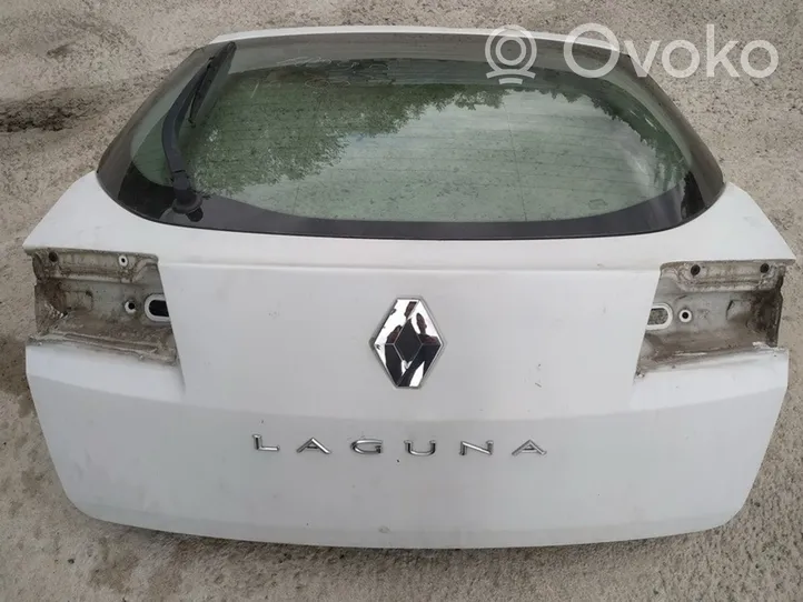 Renault Laguna III Galinis dangtis (bagažinės) BALTAS