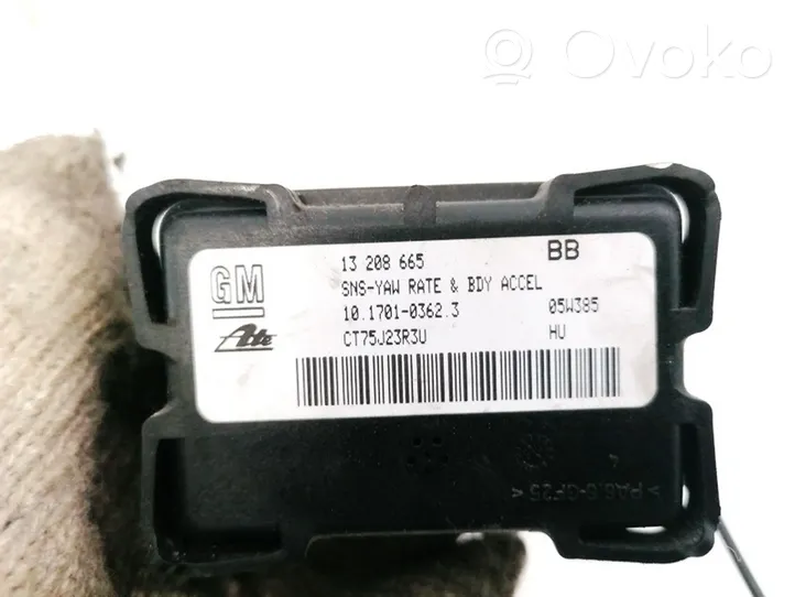Opel Zafira B ESP acceleration yaw rate sensor 13208665