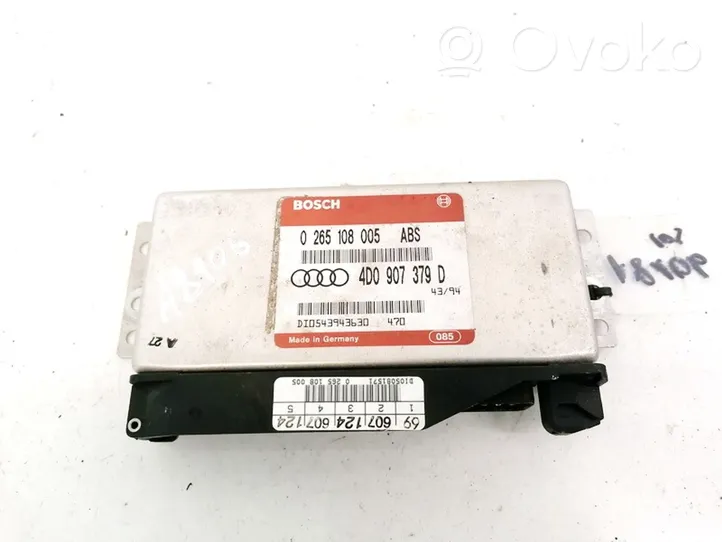 Audi A4 S4 B5 8D ABS-ohjainlaite/moduuli 4D0907379D