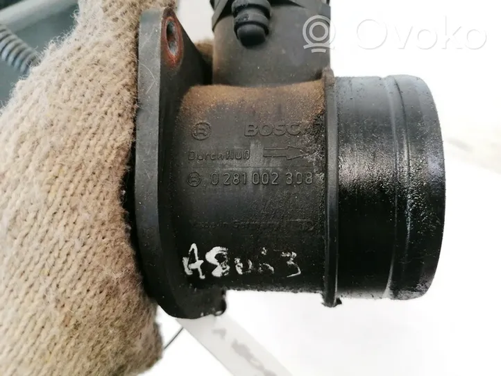 Fiat Stilo Mass air flow meter 0281002308