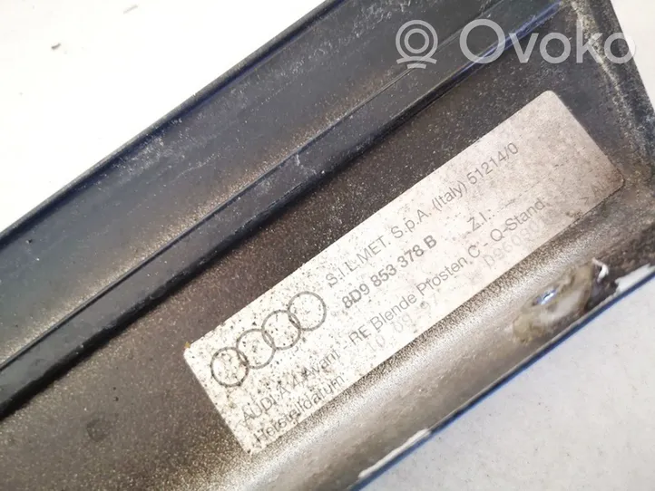 Audi A4 S4 B5 8D Rivestimento modanatura del vetro della portiera anteriore 8d9853378b