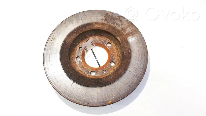 Citroen C5 Rear brake disc neventiliuojamas