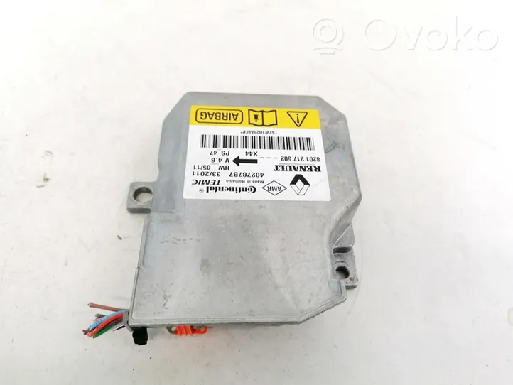 Renault Twingo II Airbag control unit/module 8201217502