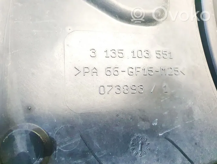 Volvo V50 Radiator cooling fan shroud 3135103551