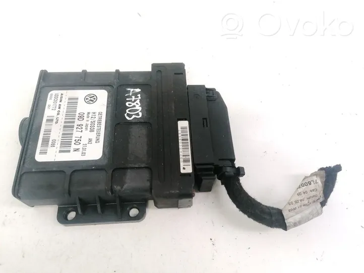 Volkswagen Touareg I Module de contrôle de boîte de vitesses ECU 09D927750N