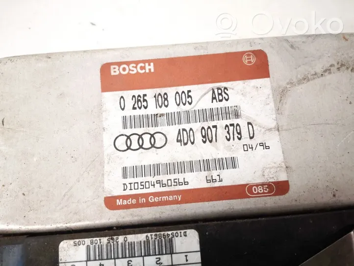 Audi A6 S6 C4 4A ABS valdymo blokas 0265108005