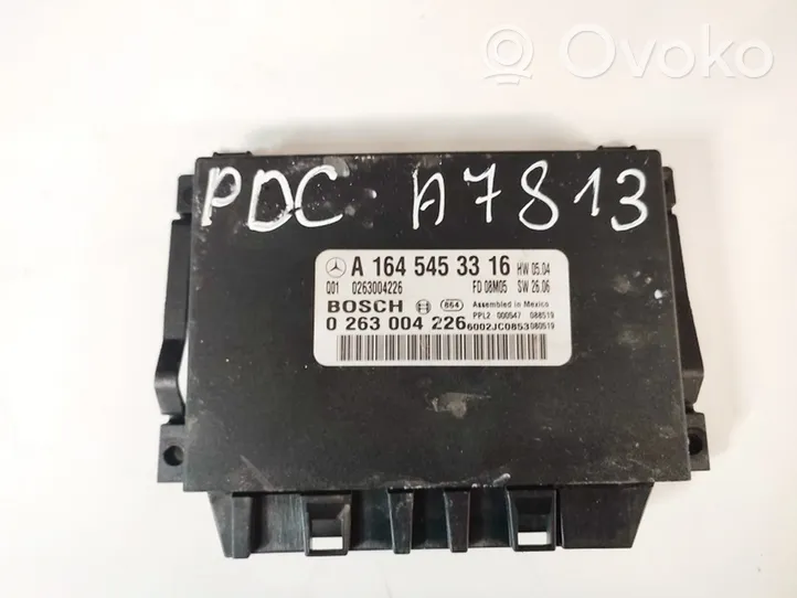 Mercedes-Benz GL X164 Unité de commande, module PDC aide au stationnement A1645453316