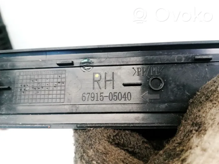 Toyota Avensis T270 Einstiegsleiste Zierleiste hinten 6791505040