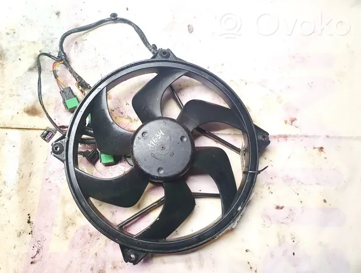 Peugeot 607 Radiator cooling fan shroud 1830884016