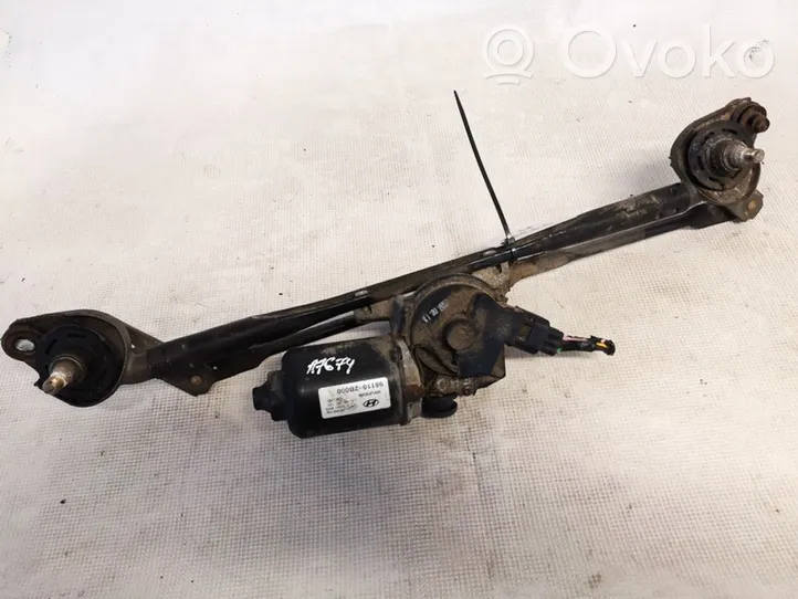 Hyundai Santa Fe Front wiper linkage and motor 