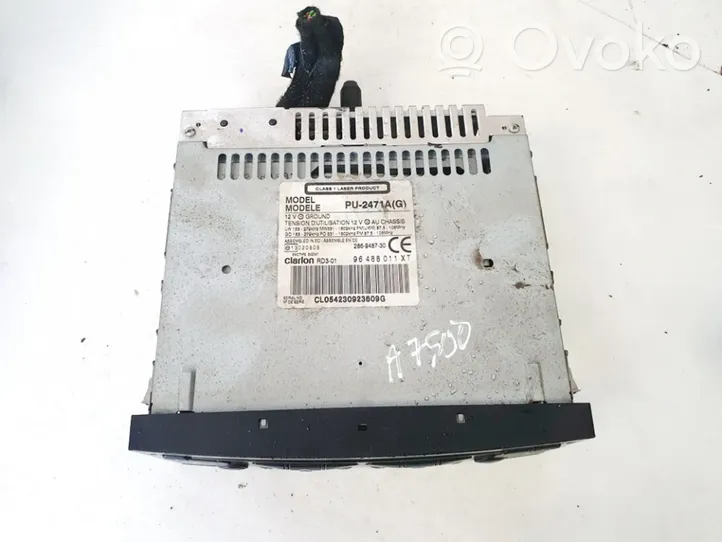 Citroen C3 Radija/ CD/DVD grotuvas/ navigacija 96488011xt