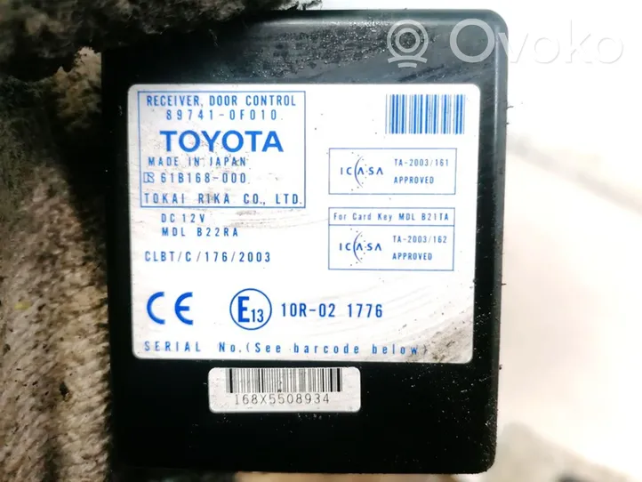 Toyota Corolla Verso AR10 Unité de commande module de porte 897410F010