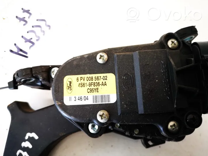 Mazda 2 Accelerator throttle pedal 4s619f836aa