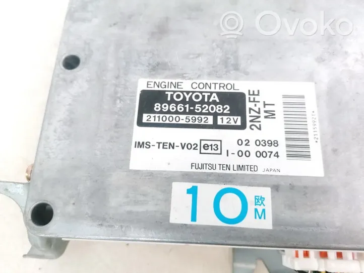 Toyota Yaris Moottorin ohjainlaite/moduuli 8966152082