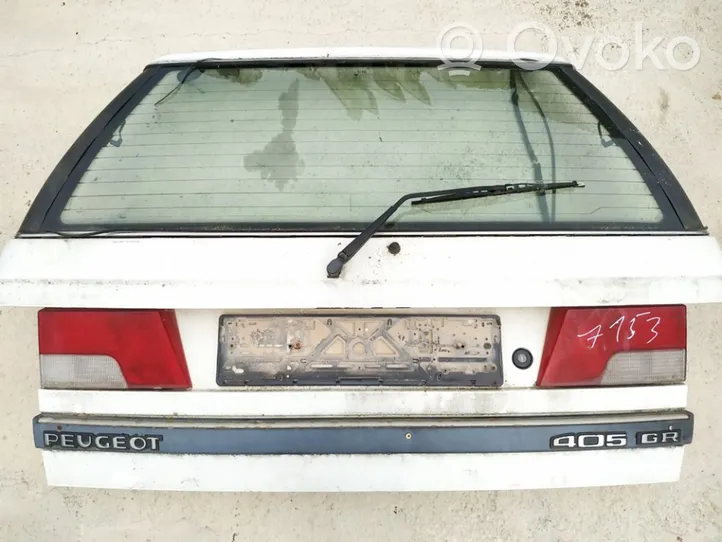 Peugeot 405 Couvercle de coffre baltas