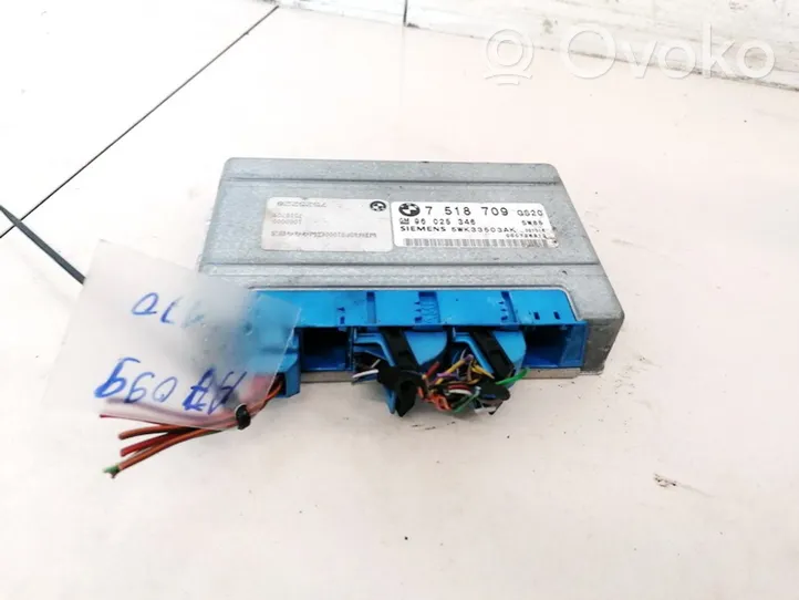 BMW 5 E39 Module de contrôle de boîte de vitesses ECU 7518709