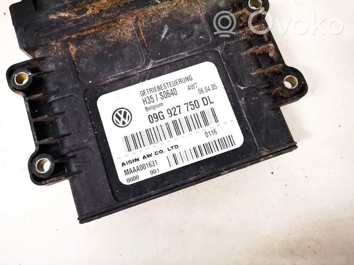 Volkswagen Touran I Gearbox control unit/module 09g927750dl