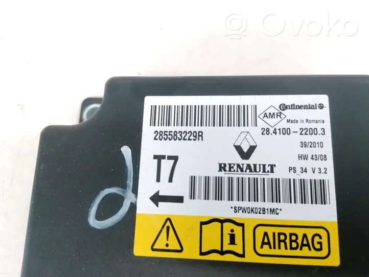 Renault Scenic III -  Grand scenic III Airbag control unit/module 285583229R