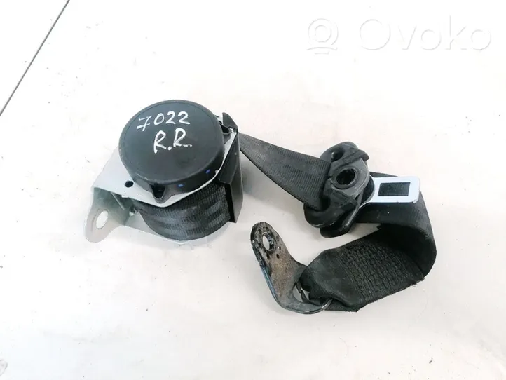 Volkswagen Polo IV 9N3 Ceinture de sécurité arrière 6Q0857806