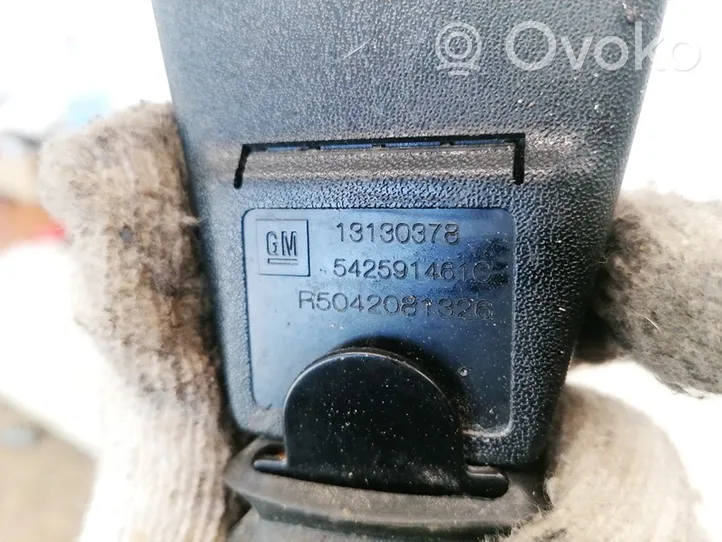 Opel Meriva A Front seatbelt buckle 13130378