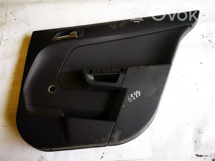 Opel Astra H Rivestimento del pannello della portiera posteriore 13167261