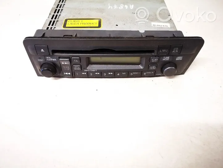 Honda Civic Panel / Radioodtwarzacz CD/DVD/GPS 39101s6ag611m1