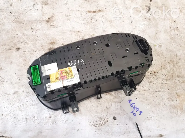 Volkswagen Polo IV 9N3 Compteur de vitesse tableau de bord 6q0920804jxz06