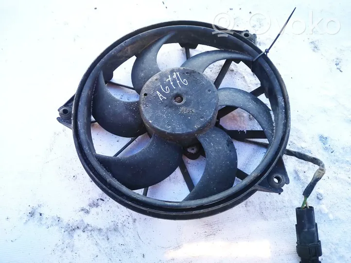 Citroen C8 Radiator cooling fan shroud 