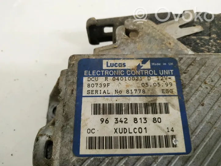 Peugeot 806 Sterownik / Moduł ECU 9634281380