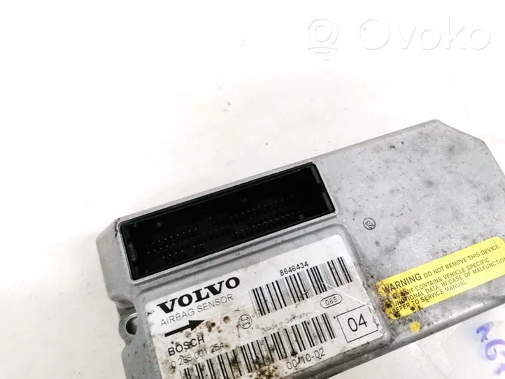 Volvo S80 Centralina/modulo airbag 0285001254