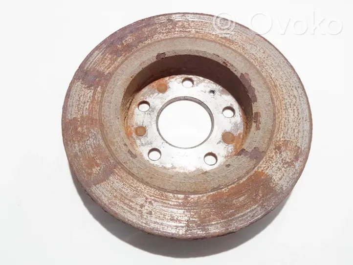 Opel Zafira B Rear brake disc neventiliuojamas