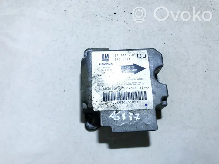 Opel Vectra B Module de contrôle airbag 24416701