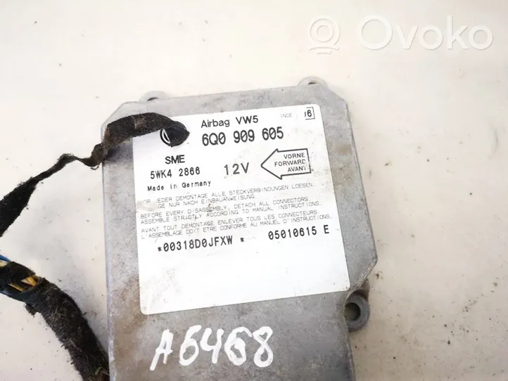 Skoda Octavia Mk1 (1U) Module de contrôle airbag 6q0909605