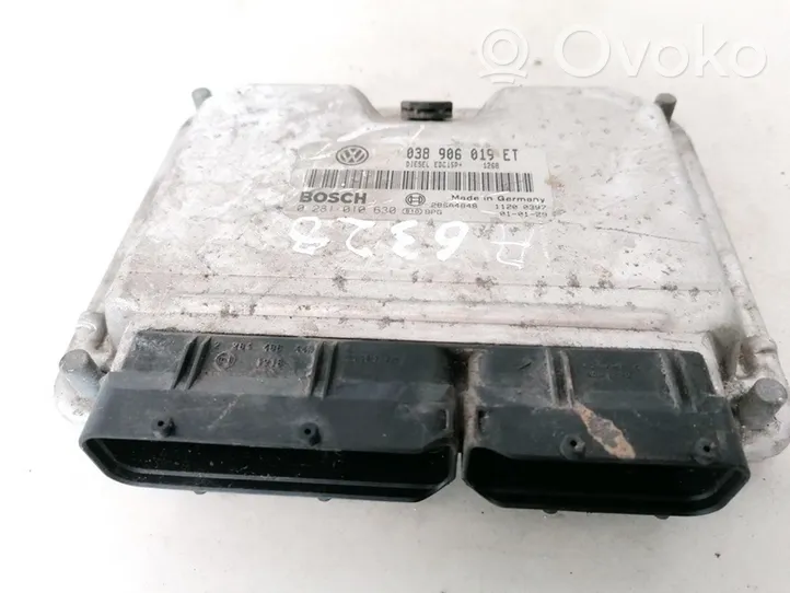 Volkswagen Sharan Calculateur moteur ECU 038906019ET