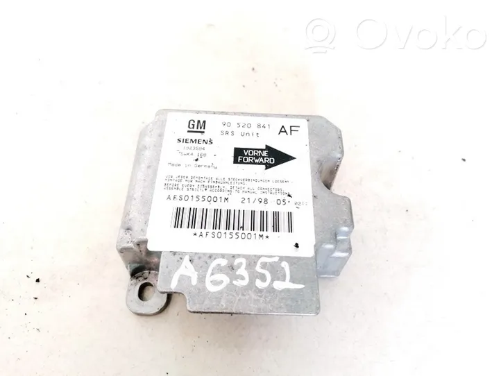 Opel Astra G Airbag control unit/module 90520841