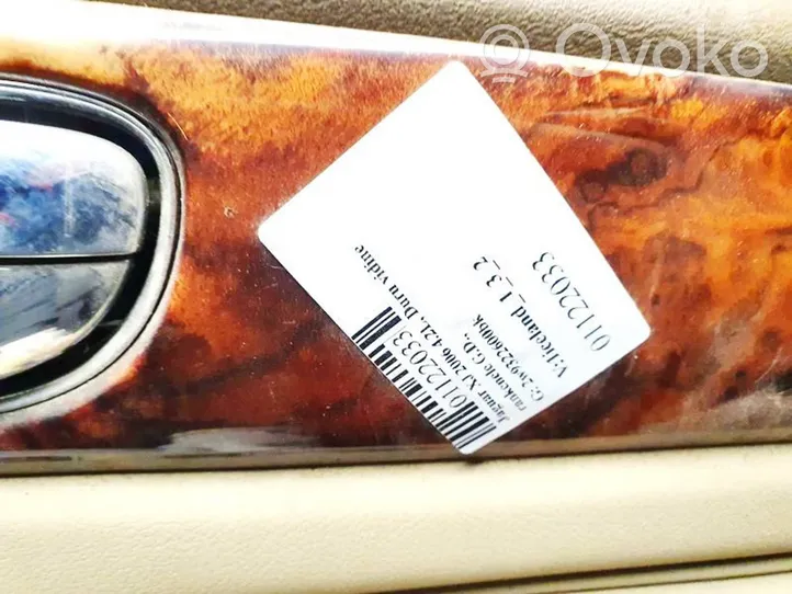 Jaguar XJ X350 Takaoven sisäkahva 2w9322600bk