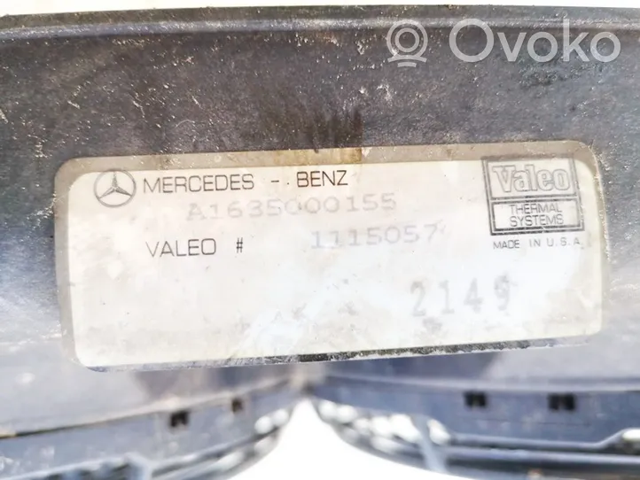 Mercedes-Benz ML W163 Osłona wentylatora chłodnicy a1633555155