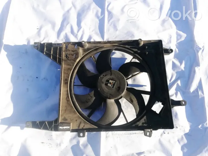 Renault Scenic I Radiator cooling fan shroud 7700426681