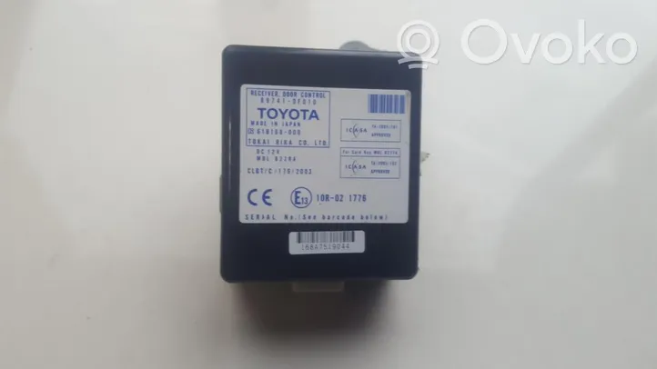 Toyota Corolla Verso AR10 Durų elektronikos valdymo blokas 897410F010