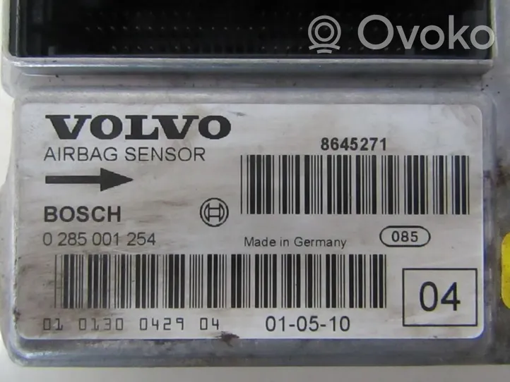 Volvo S80 Gaisa spilvenu vadības bloks 0285001254