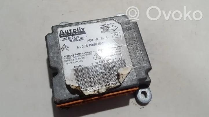 Citroen Xsara Picasso Module de contrôle airbag 9640822580