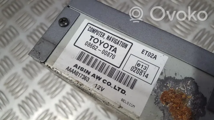 Toyota Corolla E120 E130 Unité de navigation Lecteur CD / DVD 0866200870