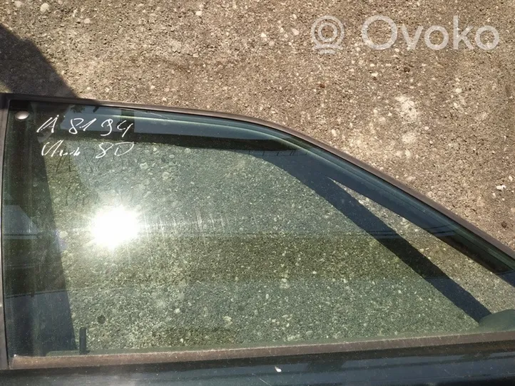 Audi 80 90 S2 B4 Front door window glass four-door 