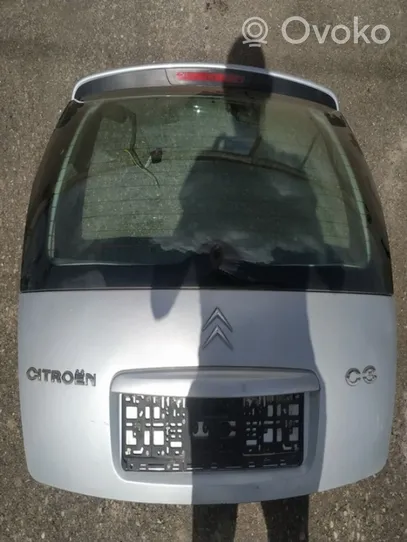 Citroen C3 Tylna klapa bagażnika pilkas