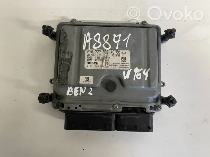 Mercedes-Benz ML W164 Variklio valdymo blokas a2729004800