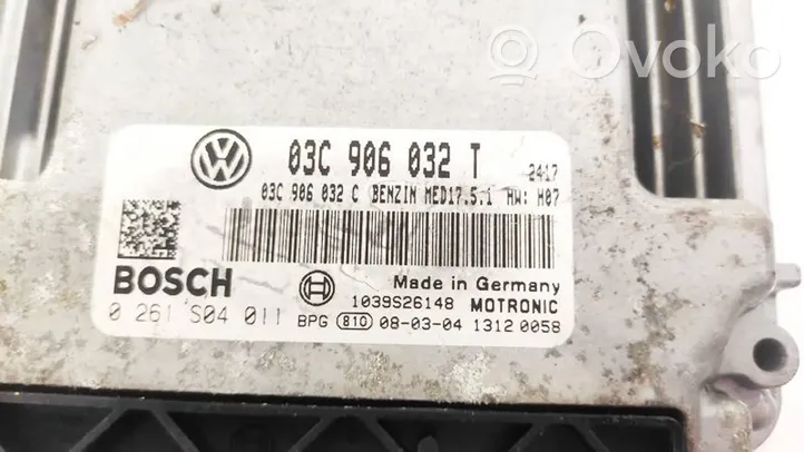 Volkswagen Tiguan Engine control unit/module 03C906032T